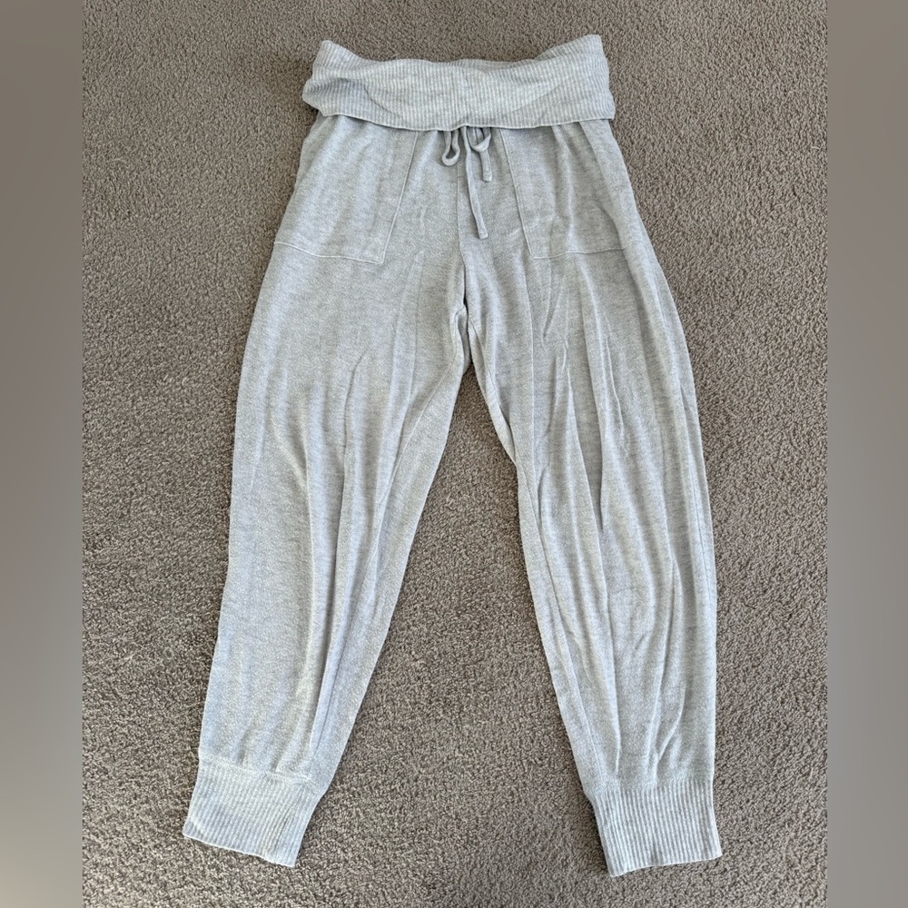 Aerie Light Gray Track Pants